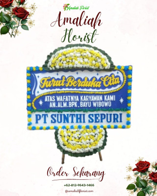Papan Bunga Duka di Sogan