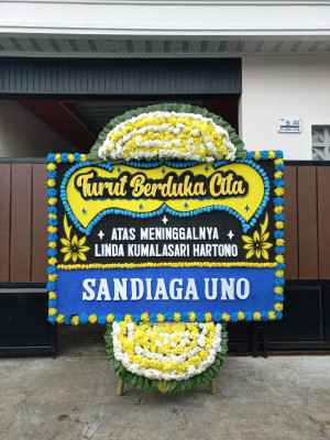 Papan Bunga Duka di Sogan